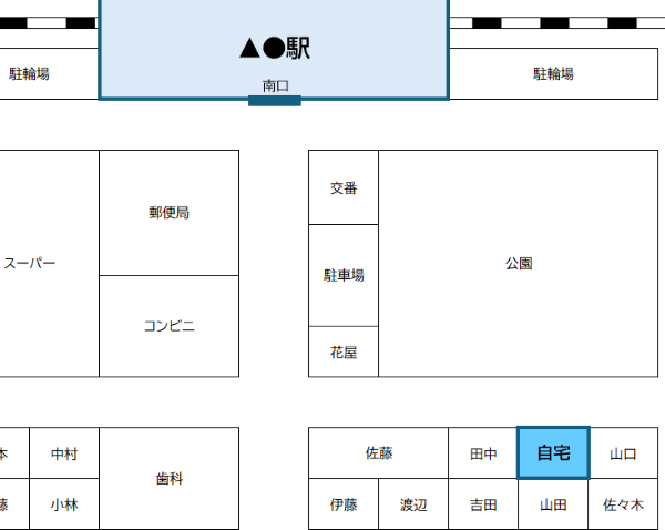 地図の画像